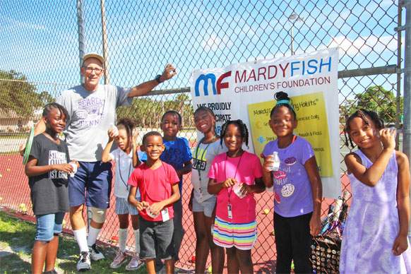 A group of children enjoying Mardy Fish enrichment program.